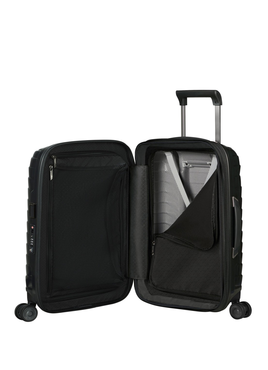 Samsonite Proxis vergrootbare spinner 55 cm - detail 4 zwart