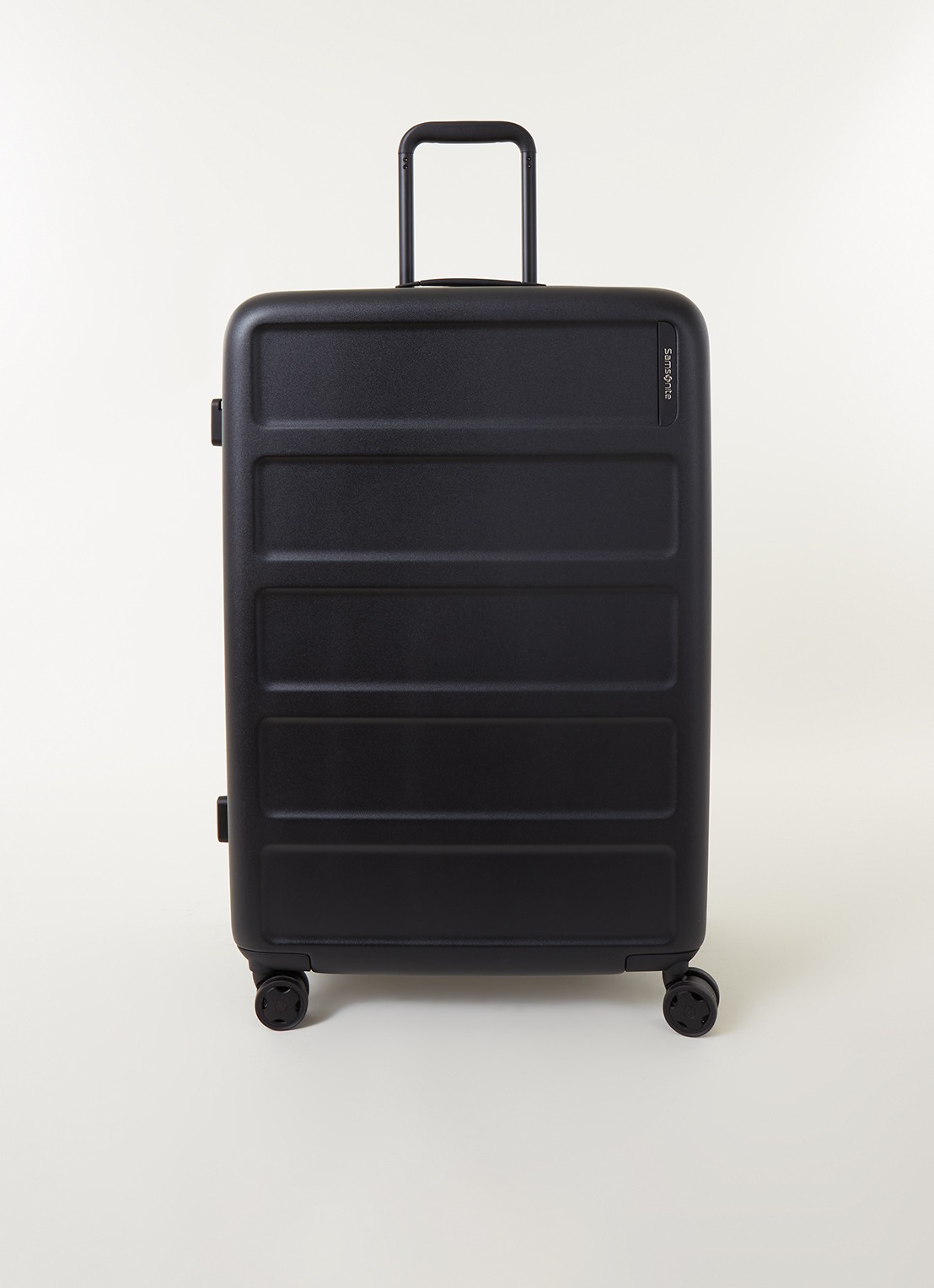 Samsonite Quadrix spinner 75 cm - voorkant 4 zwart
