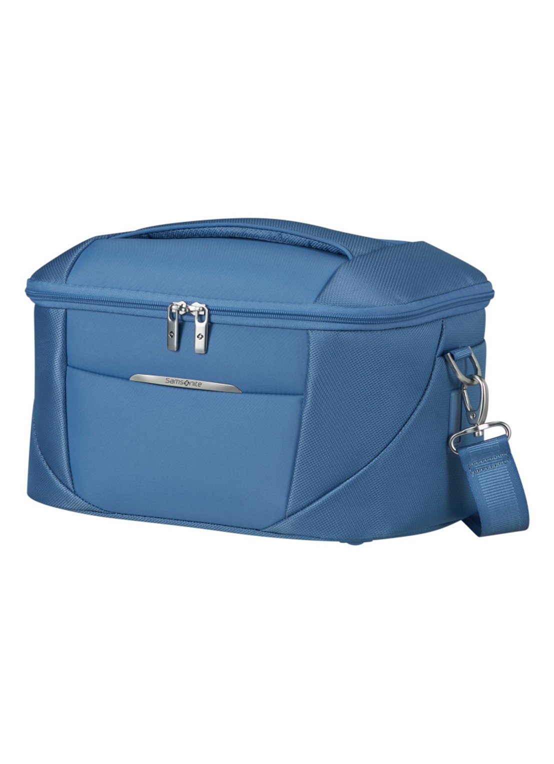 Samsonite Re-Lite beautycase met afneembare schouderriem - voorkant 5 capri blue