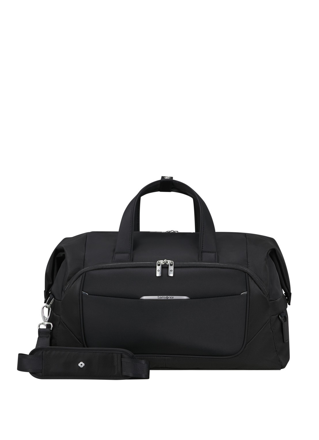 Samsonite Re-Lite duffel weekendtas met afneembare schouderriem - voorkant 4 black
