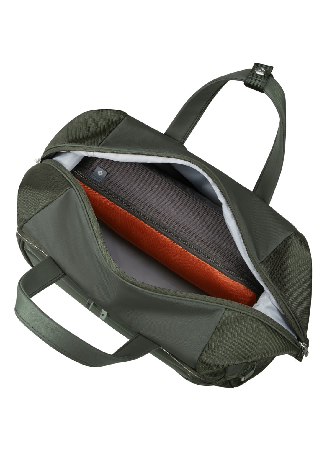 Samsonite Re-Lite duffel weekendtas met afneembare schouderriem - voorkant 4 climbing ivy / bronsgroen