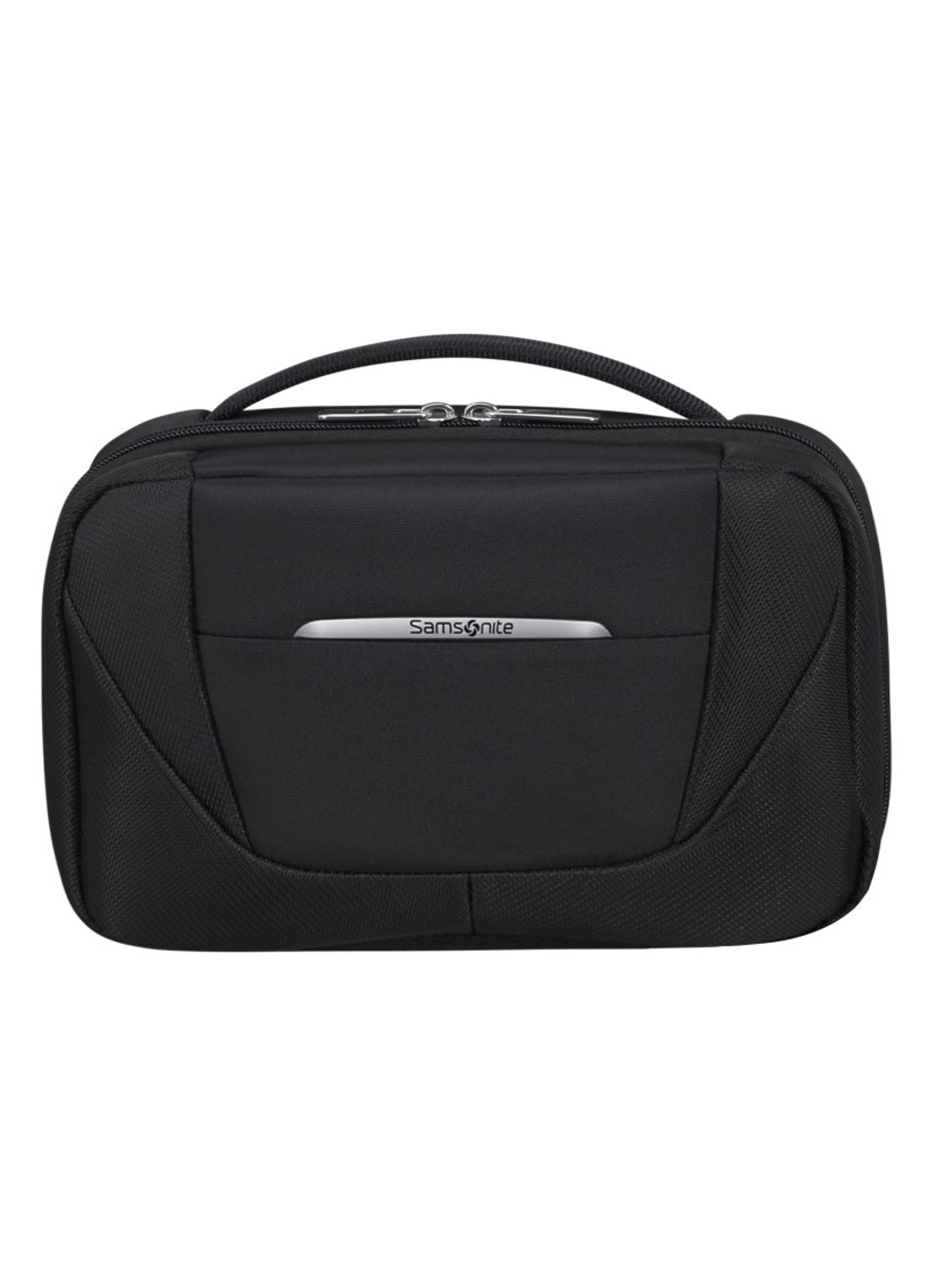 Samsonite Re-Lite toilettas met logo - voorkant 2 black