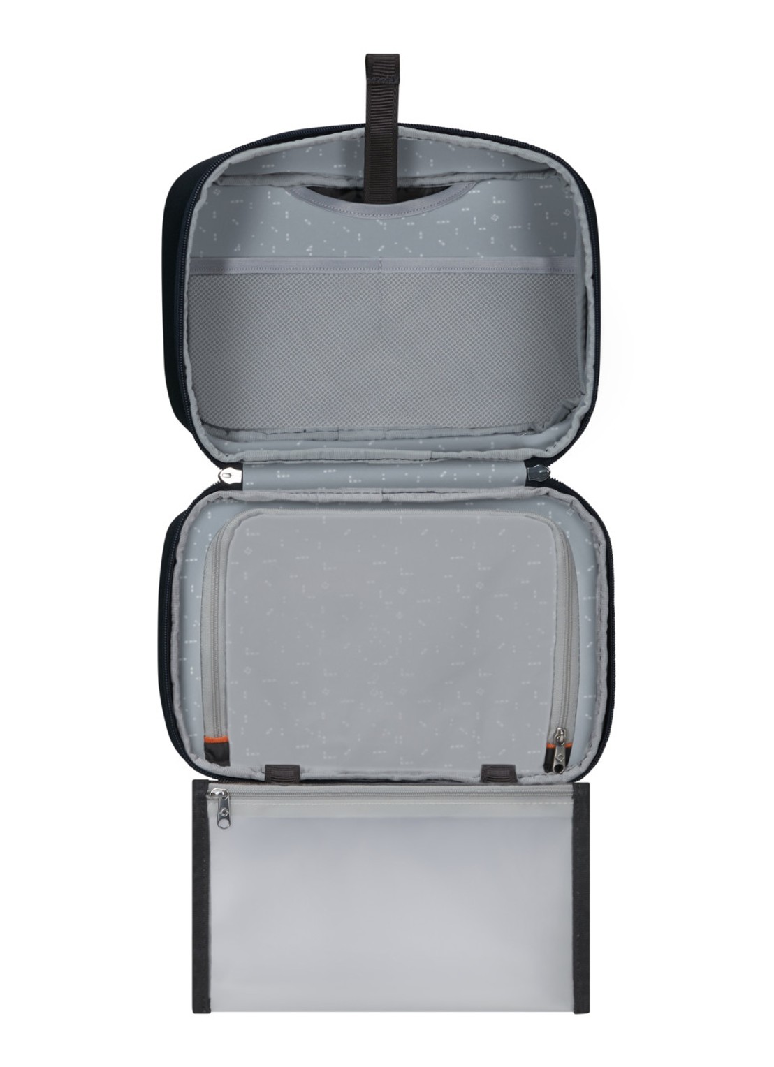 Samsonite Re-Lite toilettas met logo - detail 4 midnight blue