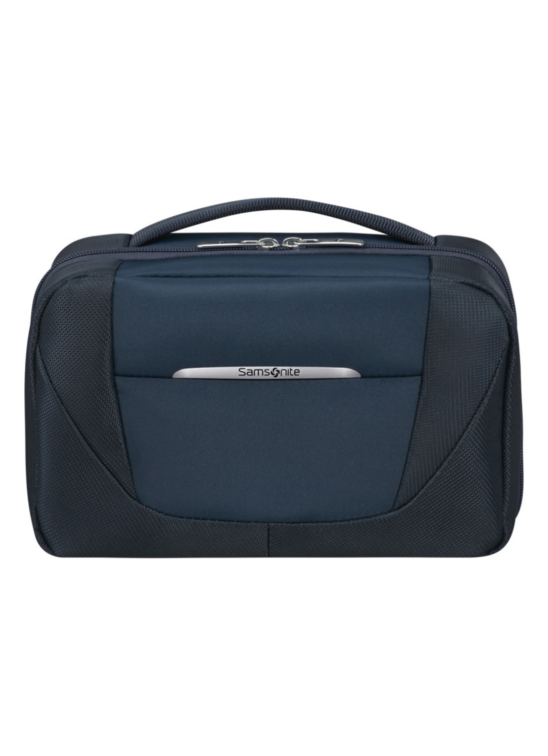 Samsonite Re-Lite toilettas met logo - voorkant midnight blue