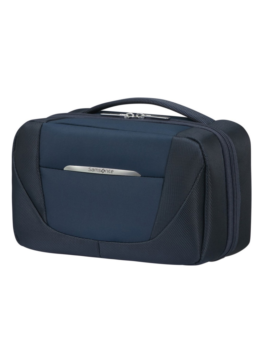 Samsonite Re-Lite toilettas met logo - voorkant 2 midnight blue