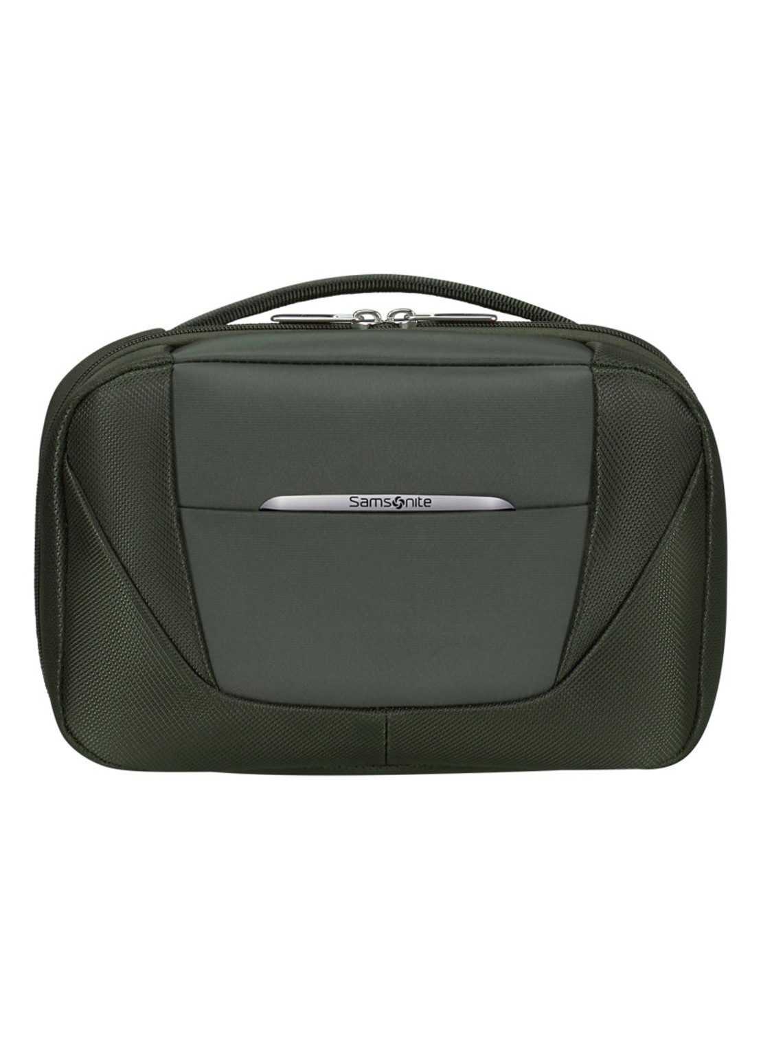 Samsonite Re-Lite toilettas met logo - voorkant climbing ivy / bronsgroen