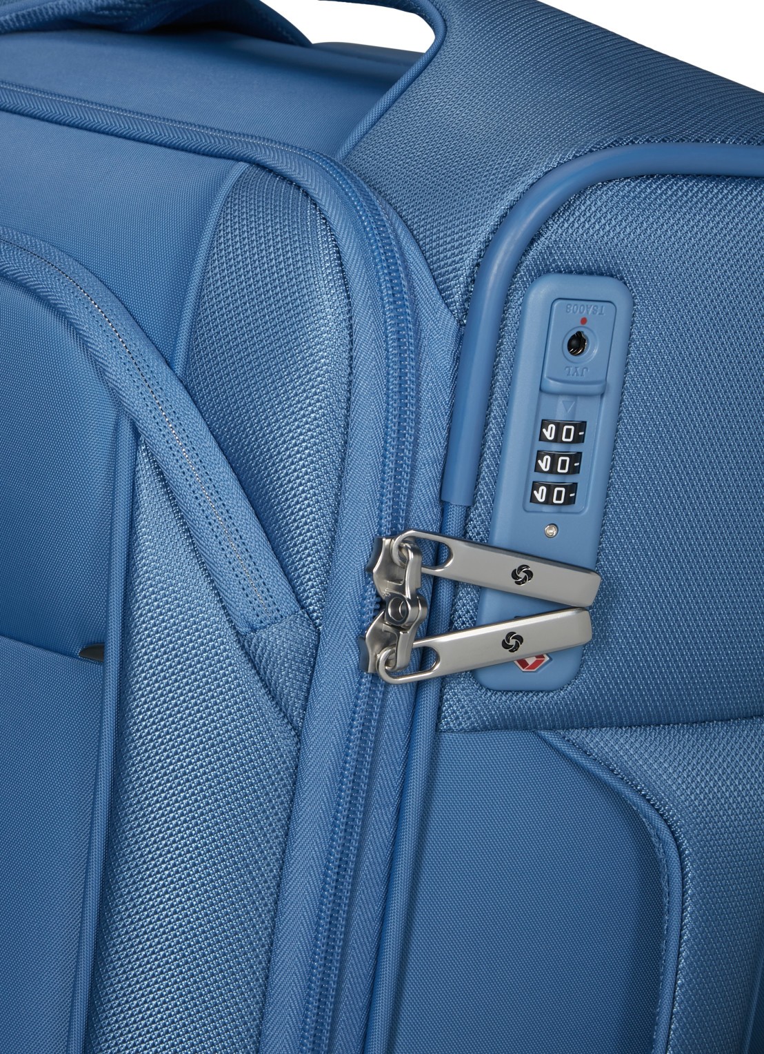 Samsonite Re-Lite vergrootbare spinner 55 cm  - detail 2 capri blue