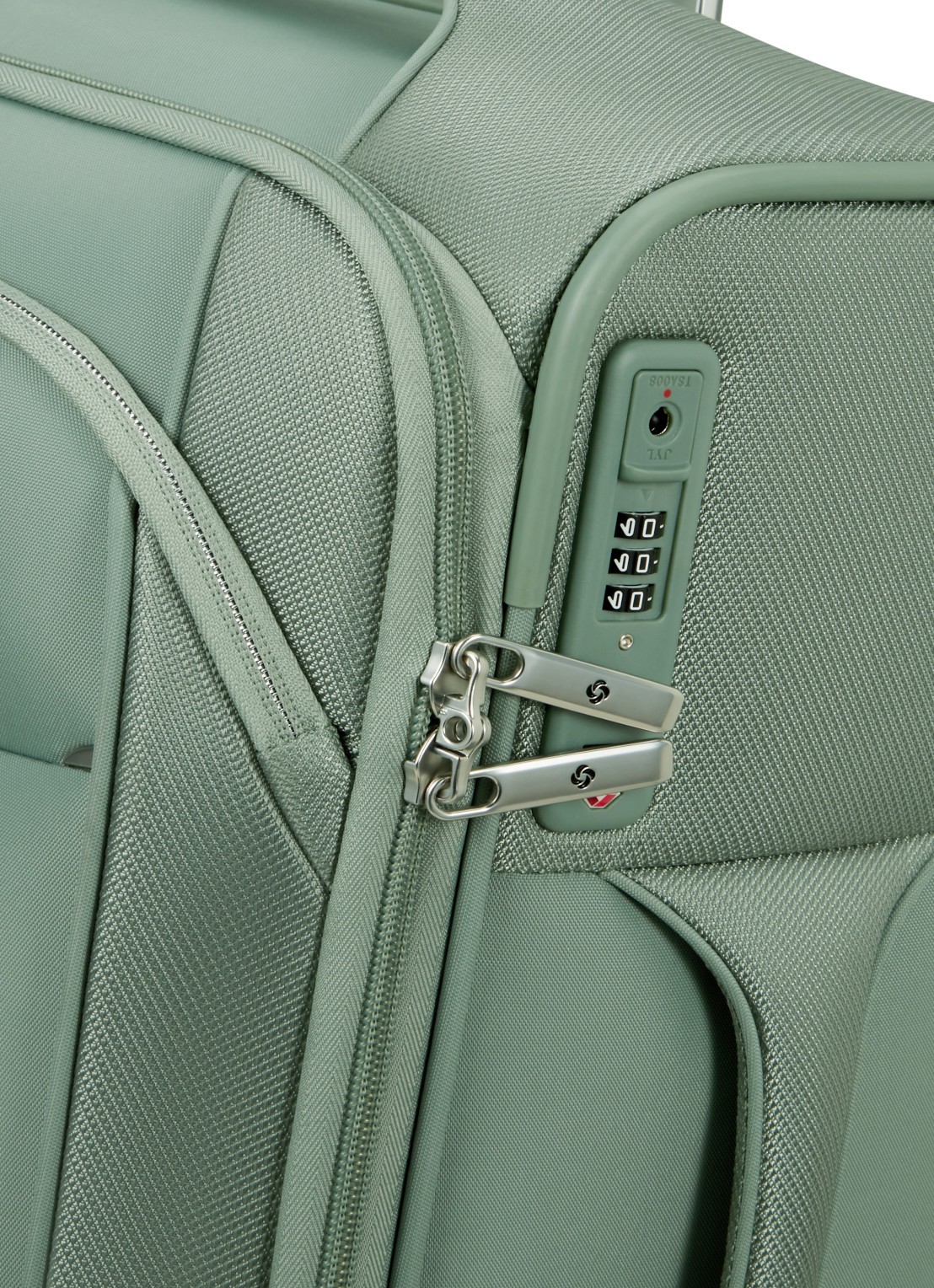Samsonite Re-Lite vergrootbare spinner 55 cm - detail 2 lindegroen