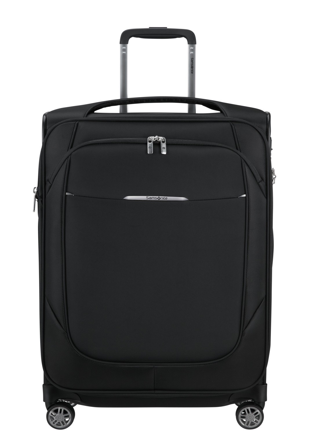 Samsonite Re-Lite vergrootbare spinner 67 cm - voorkant zwart