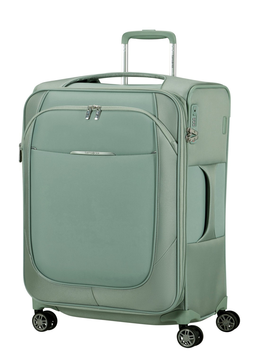 Samsonite Re-Lite vergrootbare spinner 67 cm - voorkant 4 lindegroen