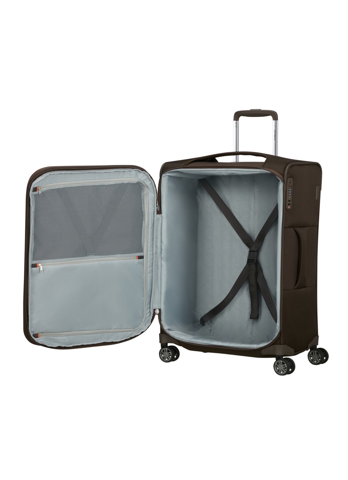Samsonite Re-Lite vergrootbare spinner 67 cm - detail 4 donkerbruin