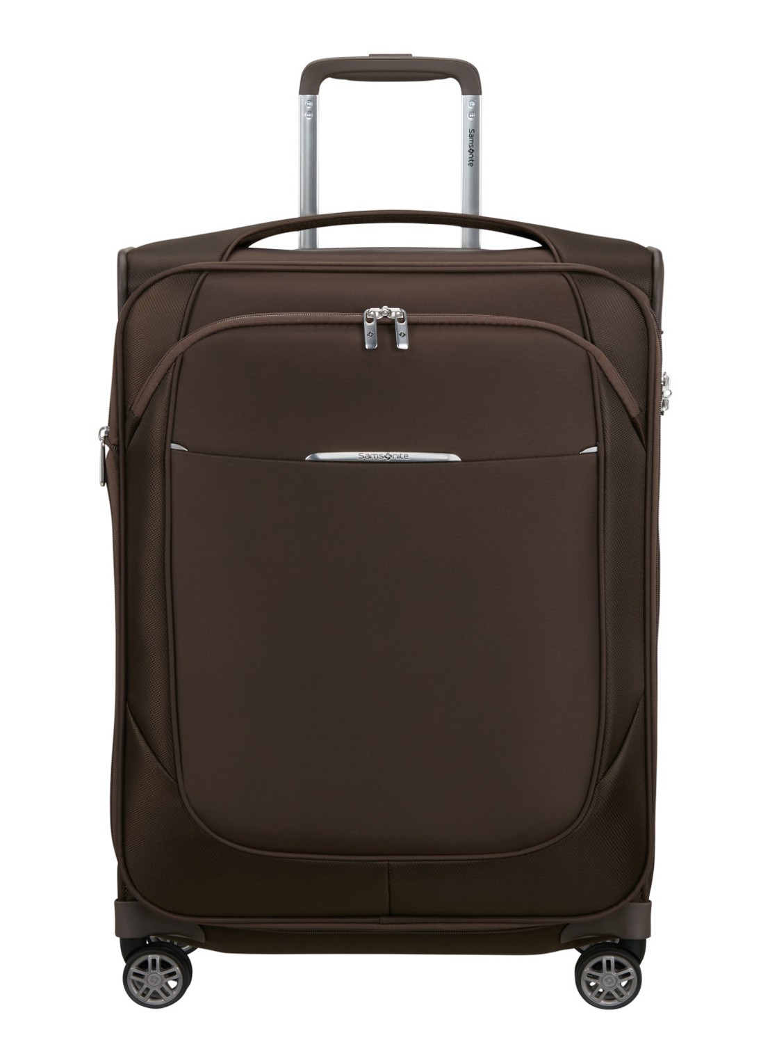 Samsonite Re-Lite vergrootbare spinner 67 cm - voorkant 2 donkerbruin