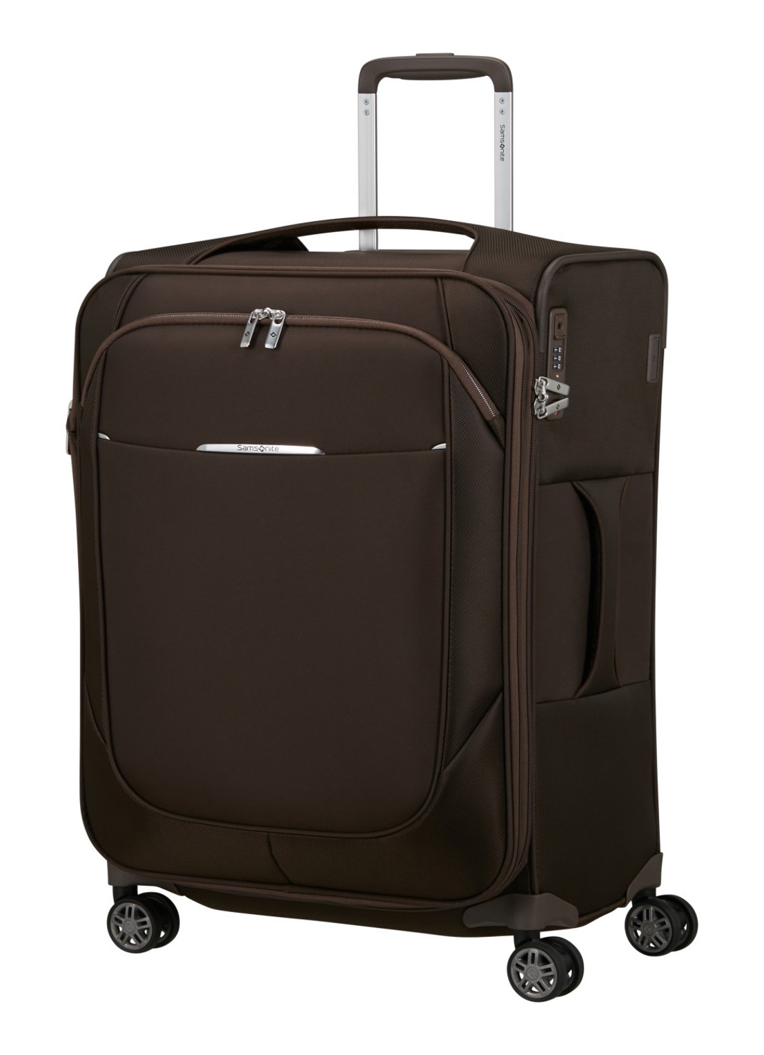 Samsonite Re-Lite vergrootbare spinner 67 cm - voorkant 3 donkerbruin