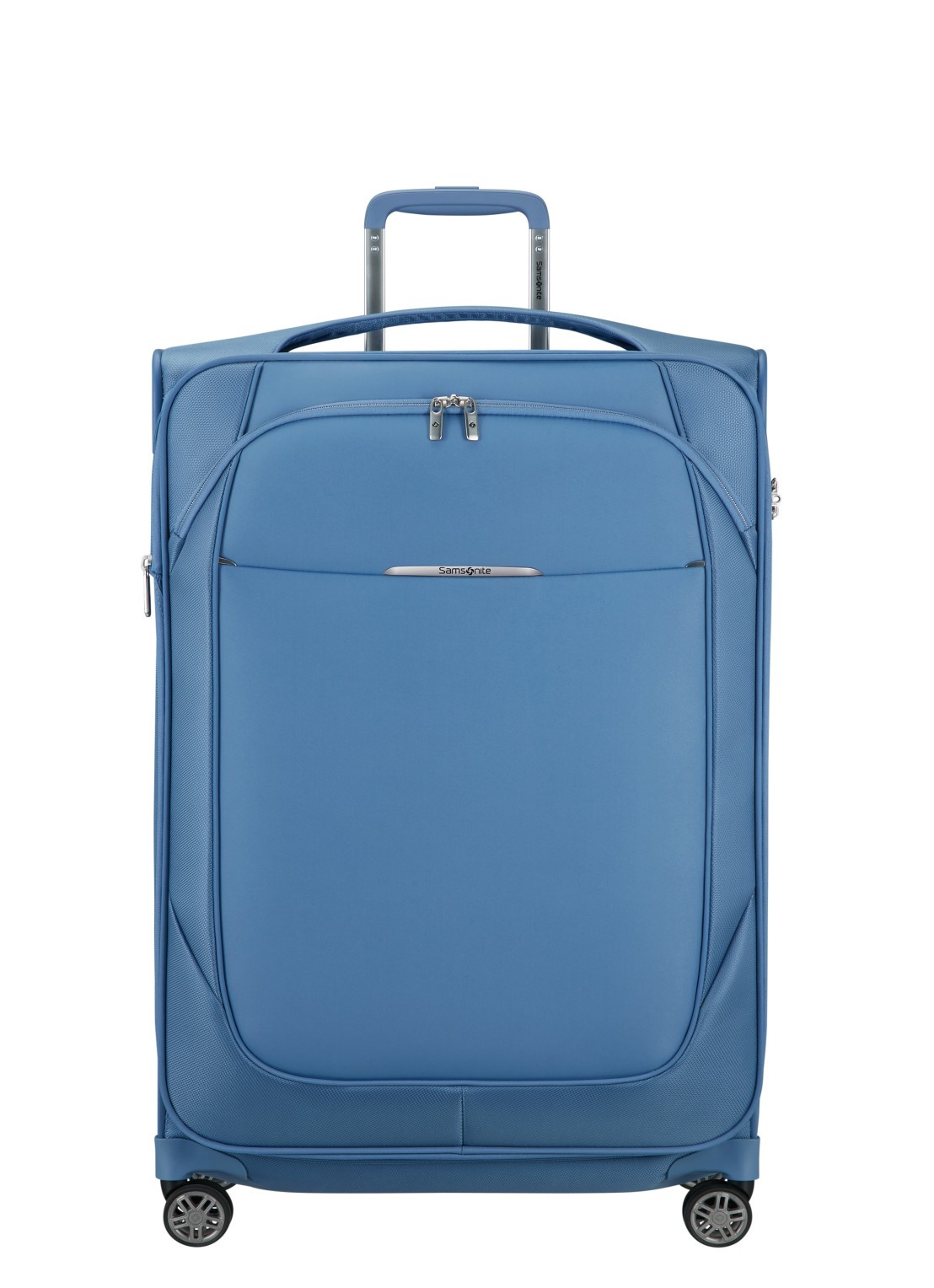 Samsonite Re-Lite vergrootbare spinner 78 cm - voorkant 3 capri blue / blauw