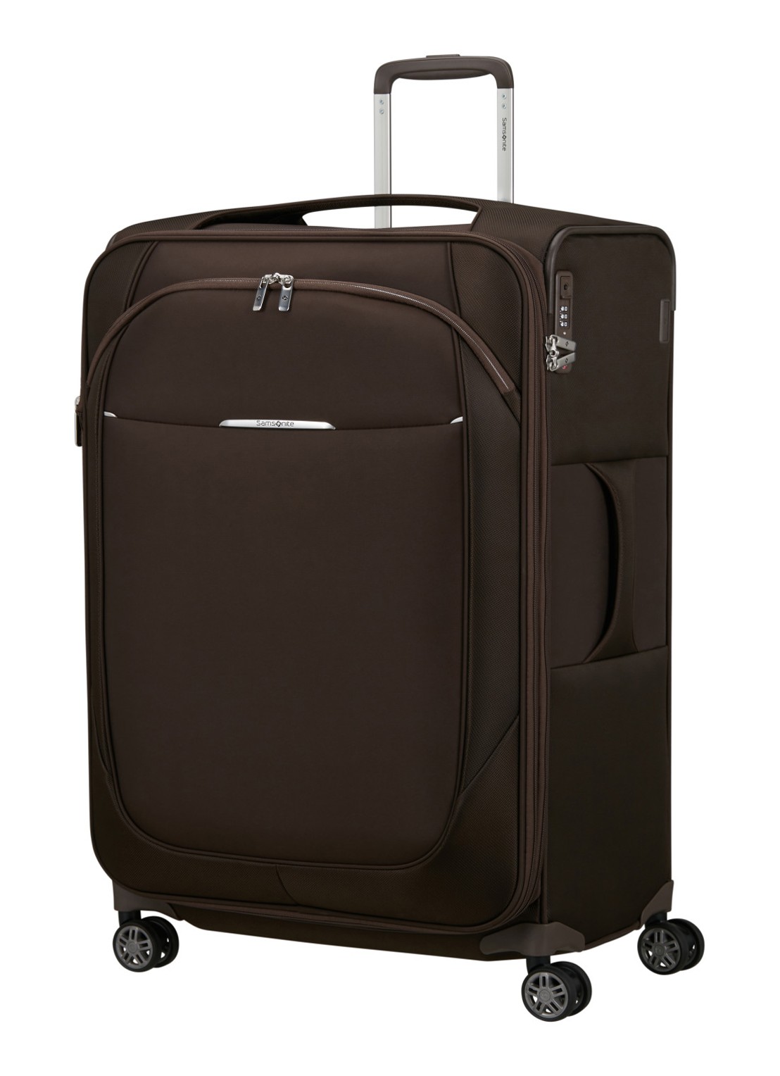 Samsonite Re-Lite vergrootbare spinner 78 cm - voorkant 5 donkerbruin