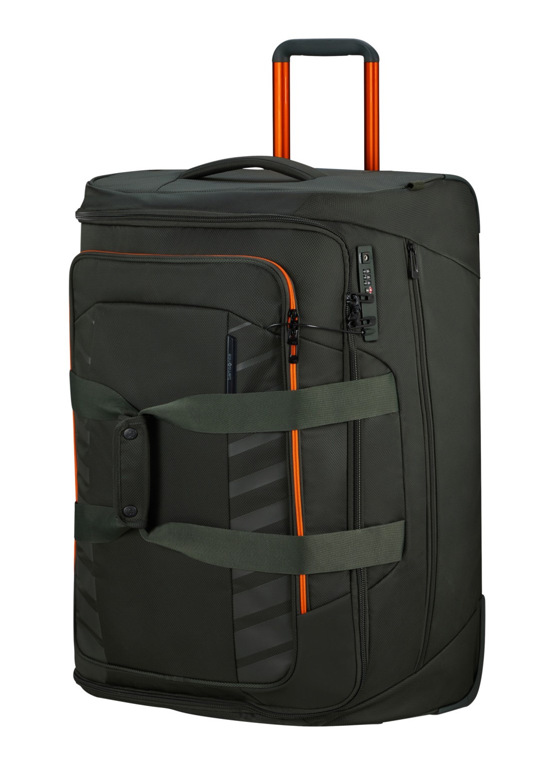 Samsonite Respark Duffle trolley 74 cm - voorkant 2 legergroen