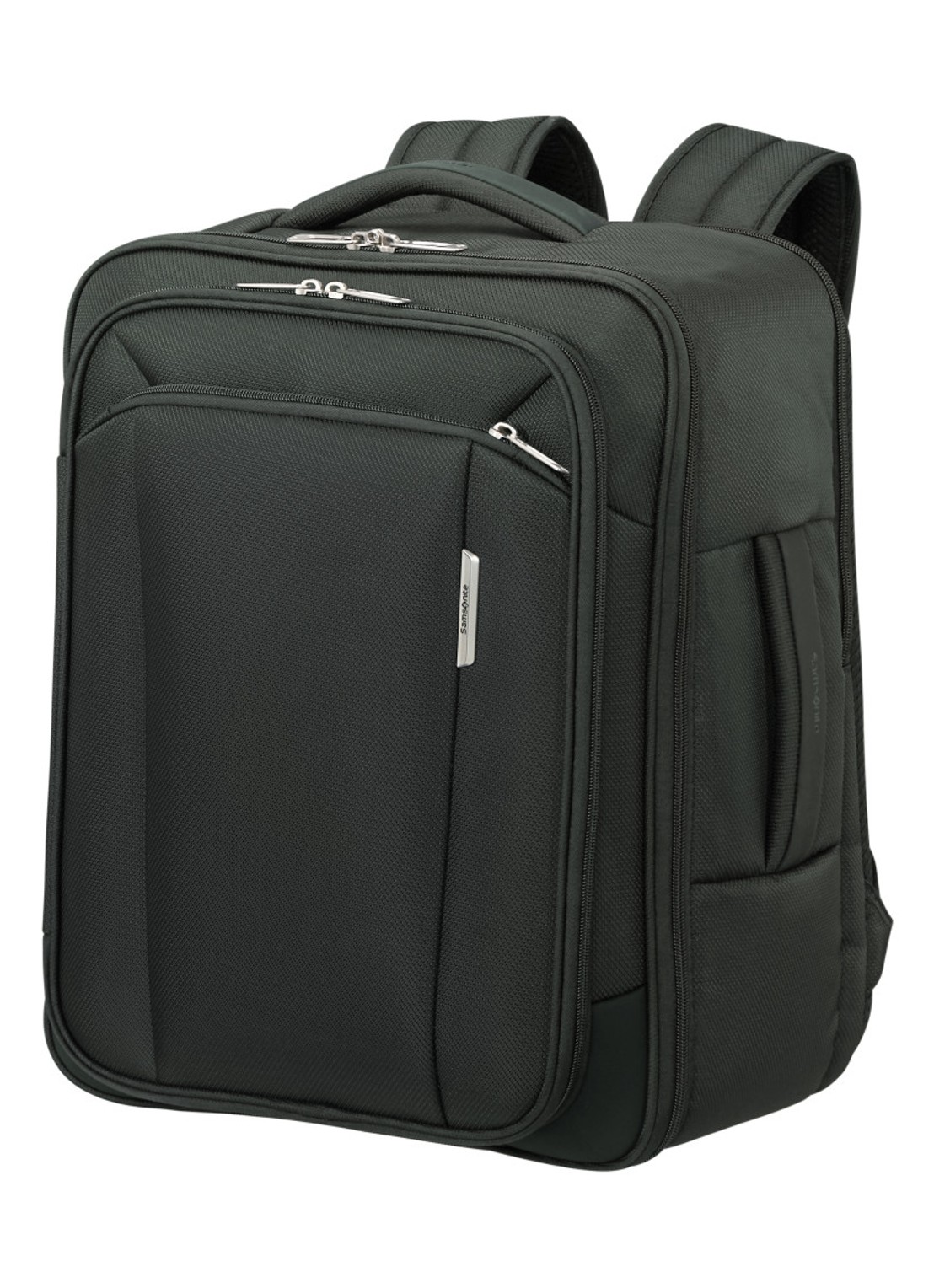 Samsonite Respark M rugzak - voorkant 2 donkergroen