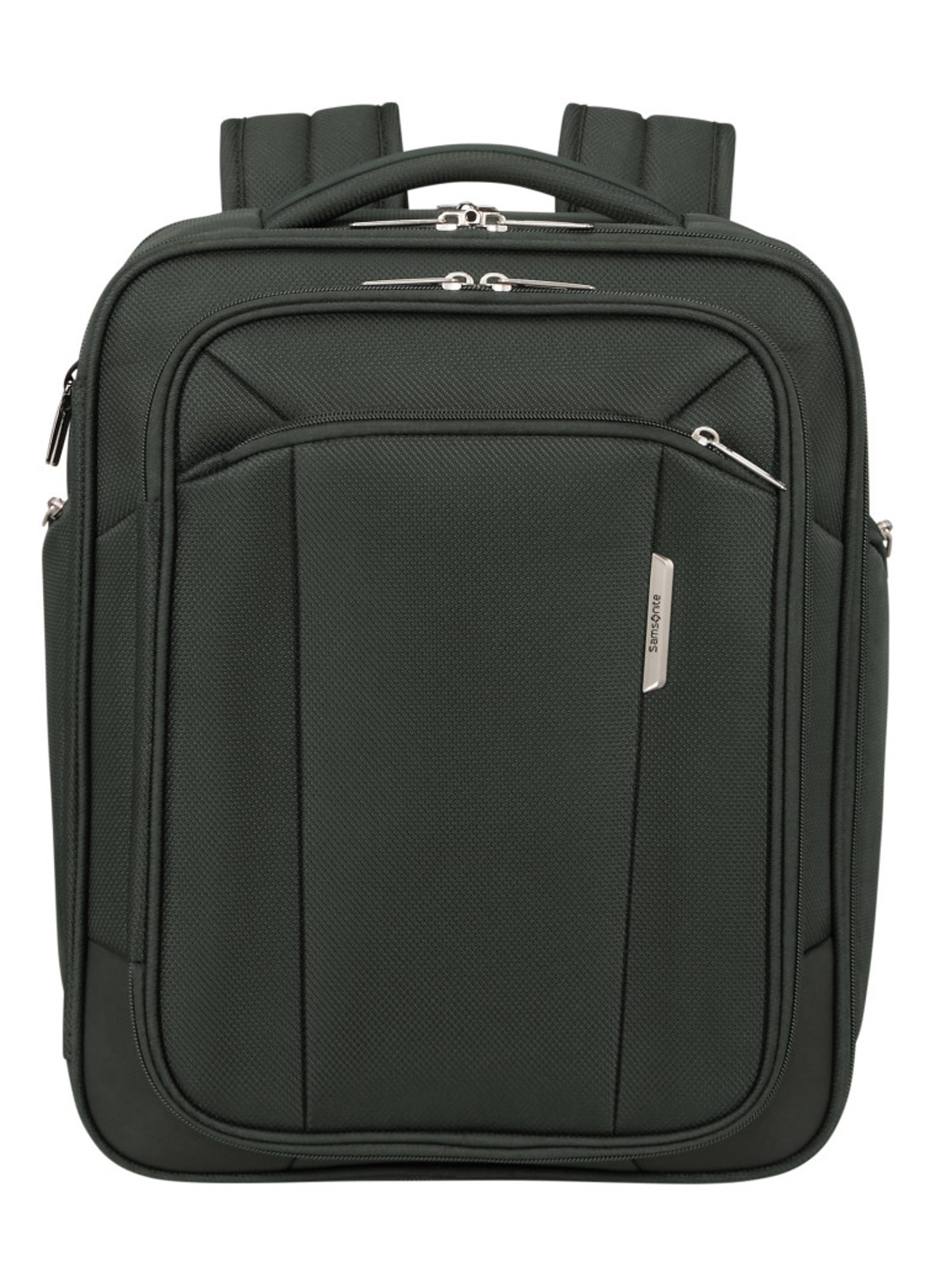 Samsonite Respark S rugzak met 15,6 inch laptopvak - voorkant mosgroen