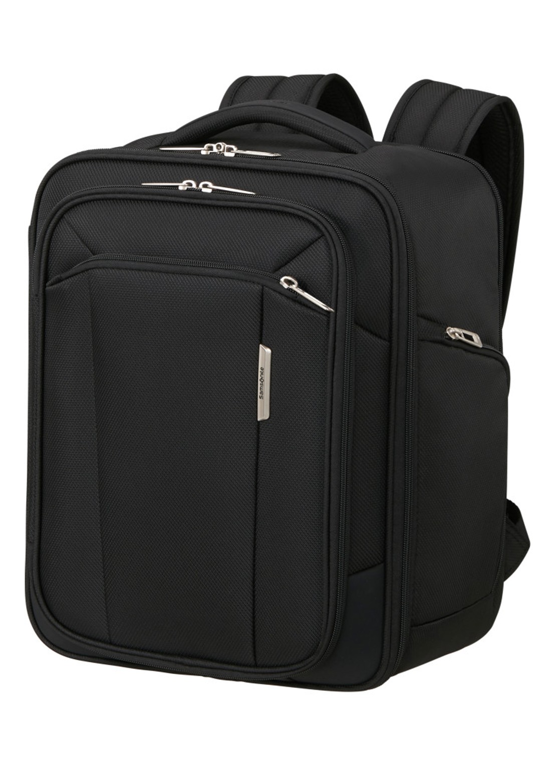Samsonite Respark S rugzak met 15,6 inch laptopvak - voorkant 4 zwart