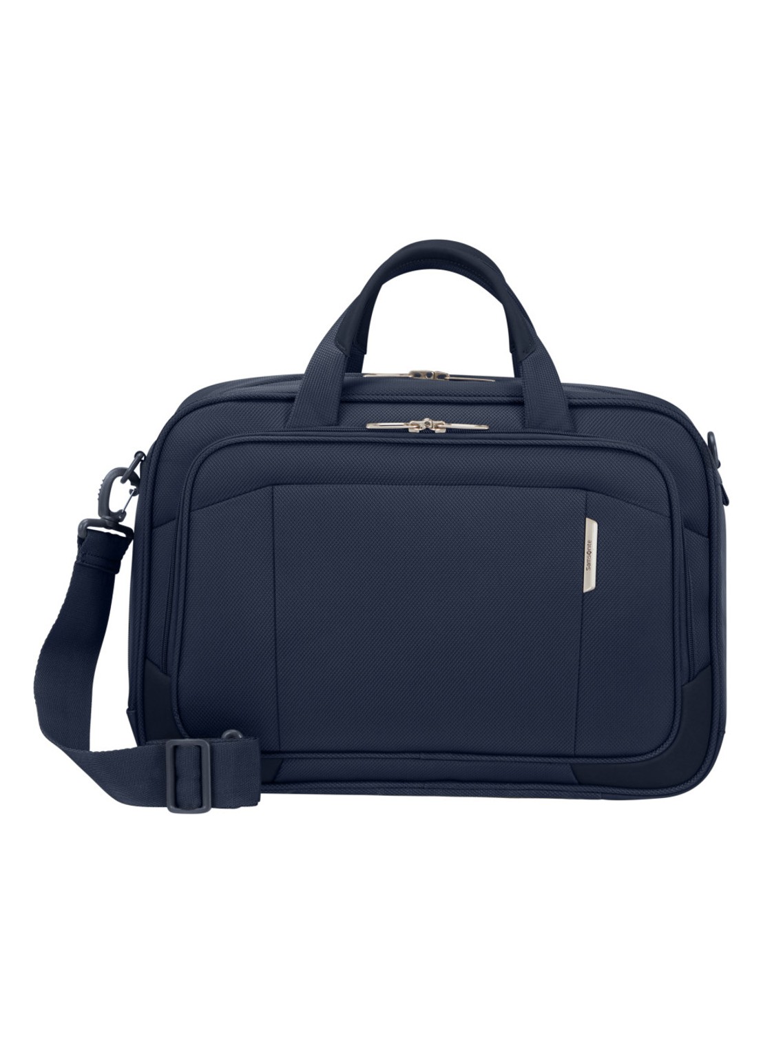 Samsonite Respark schoudertas met 15,6 inch laptopvak - voorkant 2 donkerblauw