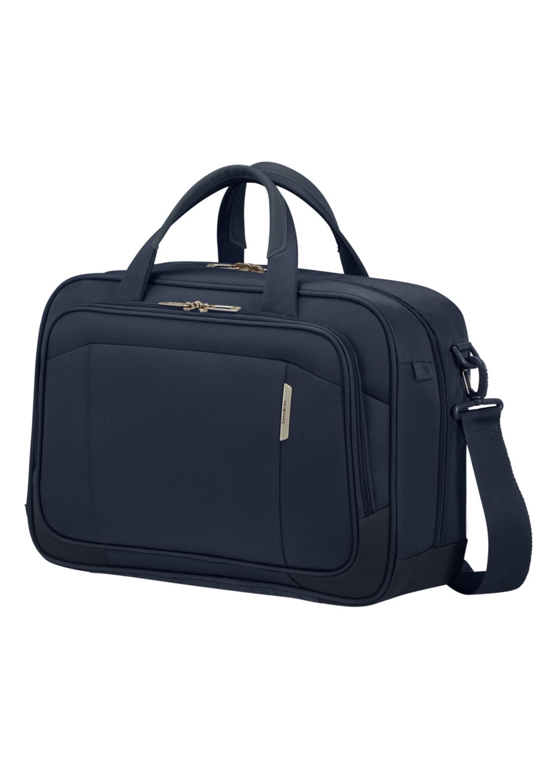 Samsonite Respark schoudertas met 15,6 inch laptopvak - voorkant 3 donkerblauw