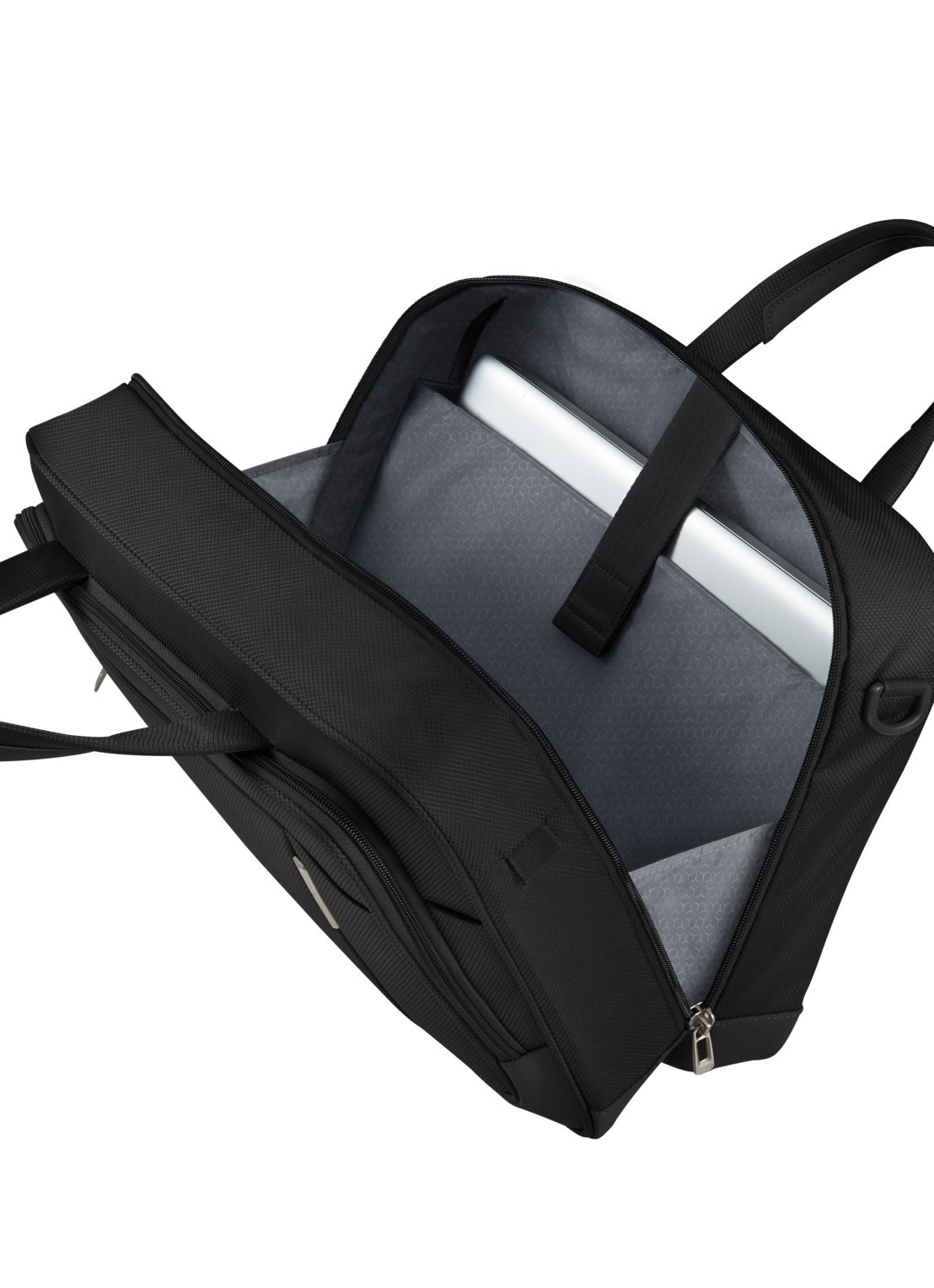 Samsonite Respark schoudertas met 15,6 inch laptopvak - detail 3 ozone black / zwart