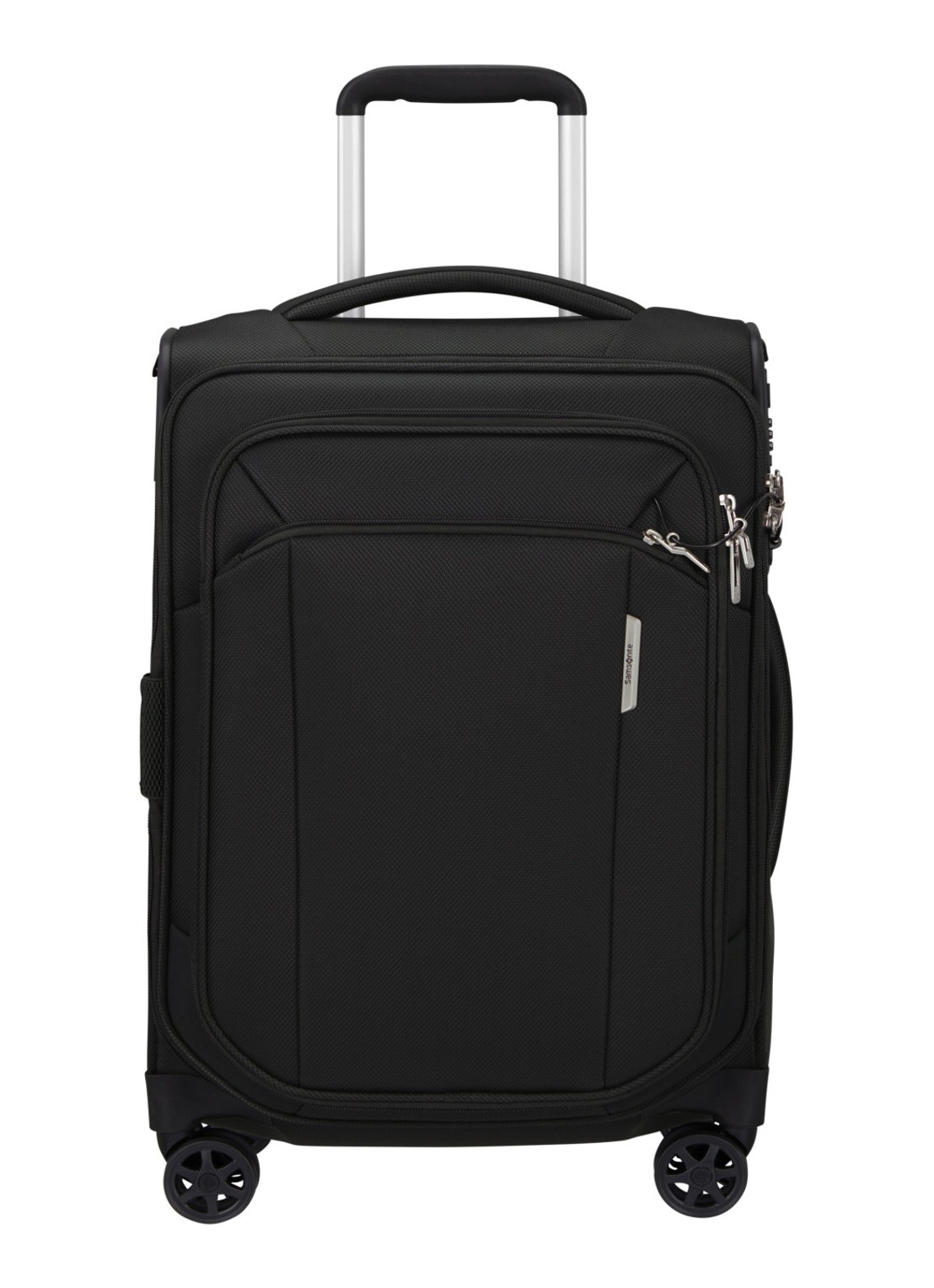 Samsonite Respark spinner  55 cm - voorkant 2 zwart