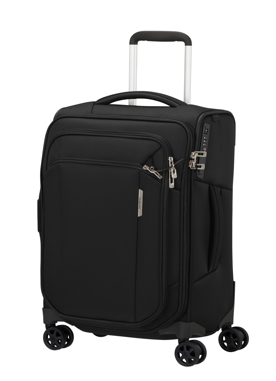 Samsonite Respark spinner  55 cm - voorkant 3 zwart