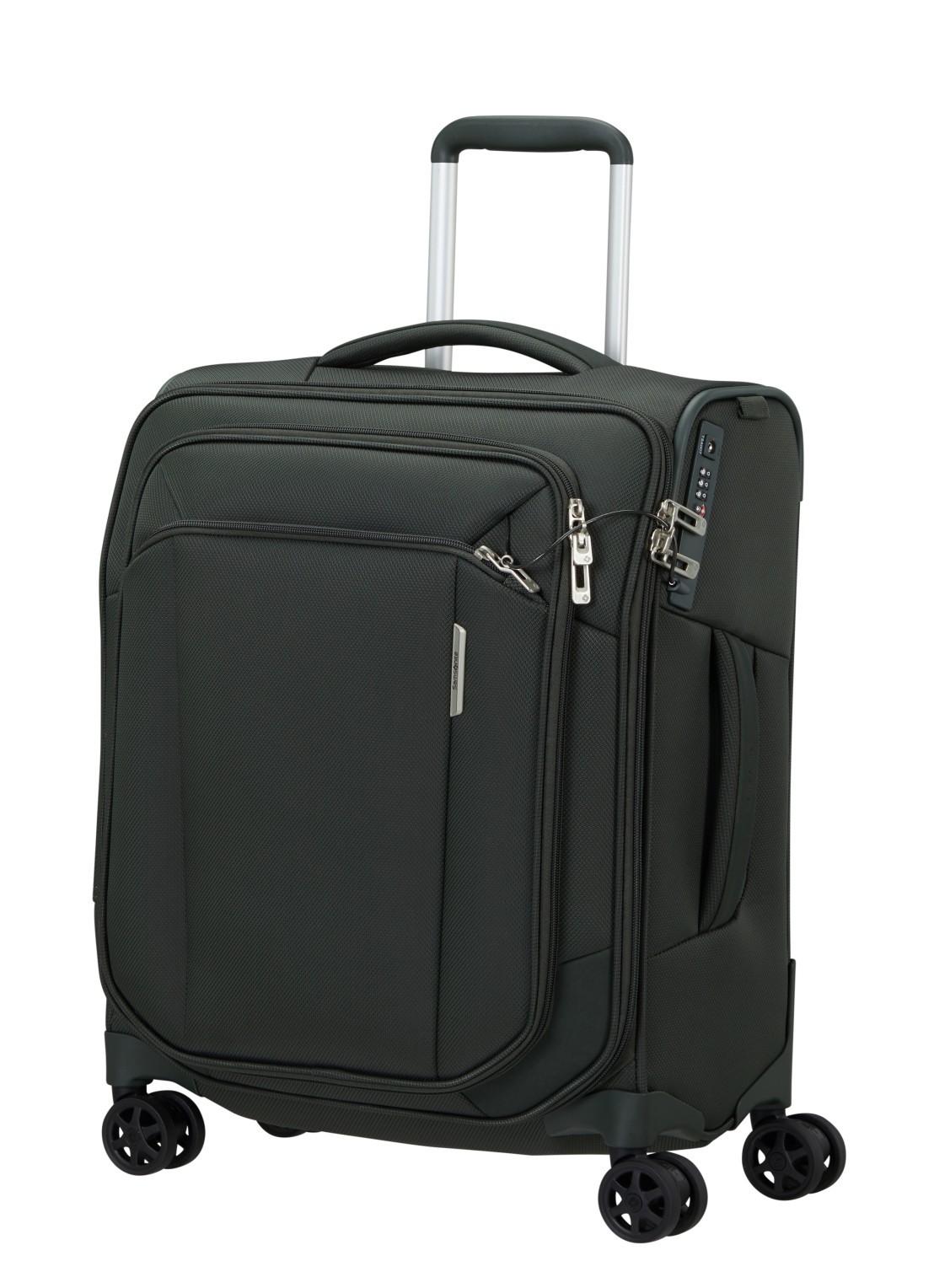 Samsonite Respark spinner 55 cm - voorkant 2 bronsgroen