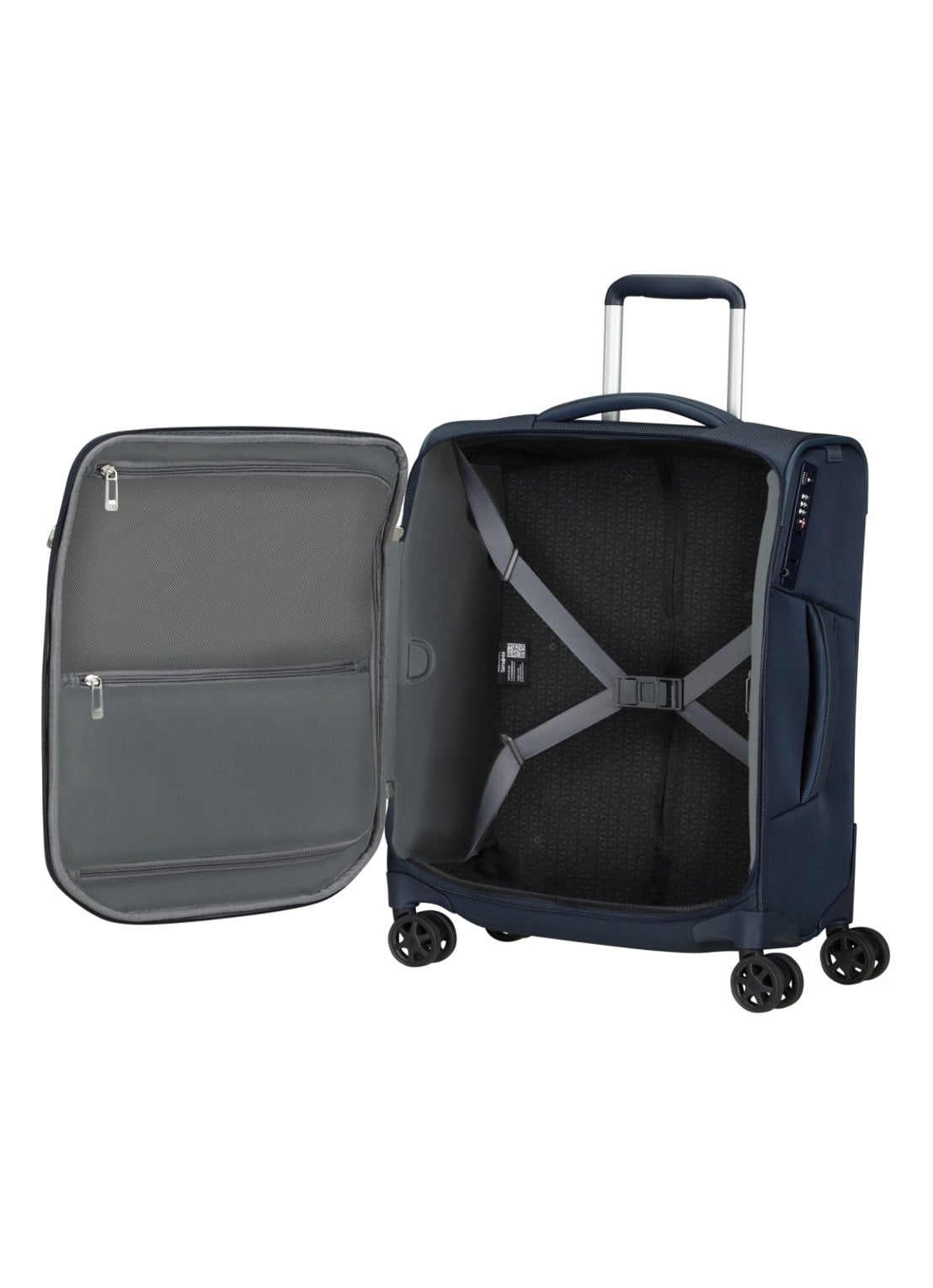 Samsonite Respark spinner 55 cm - detail 4 donkerblauw