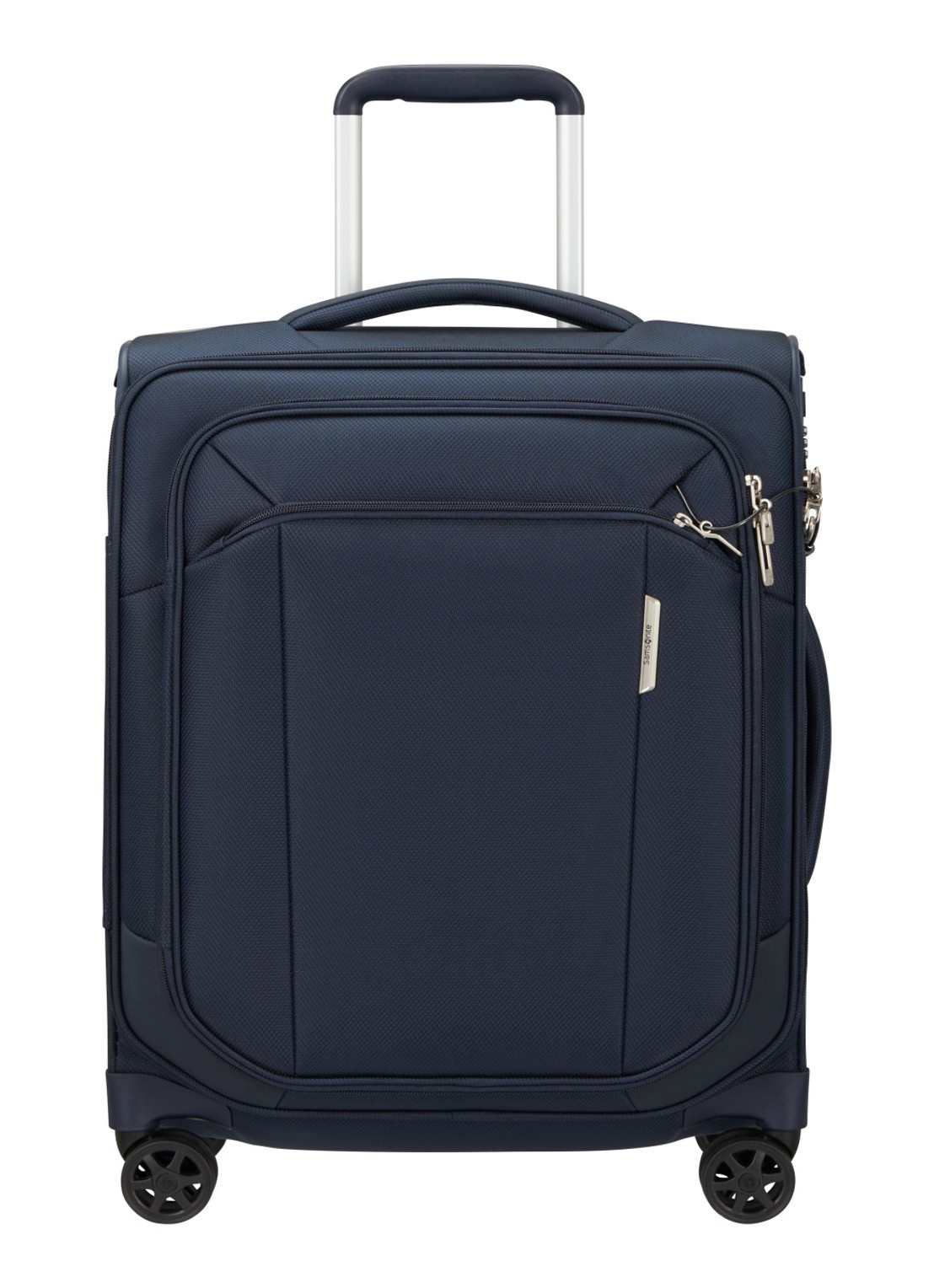 Samsonite Respark spinner 55 cm - voorkant donkerblauw