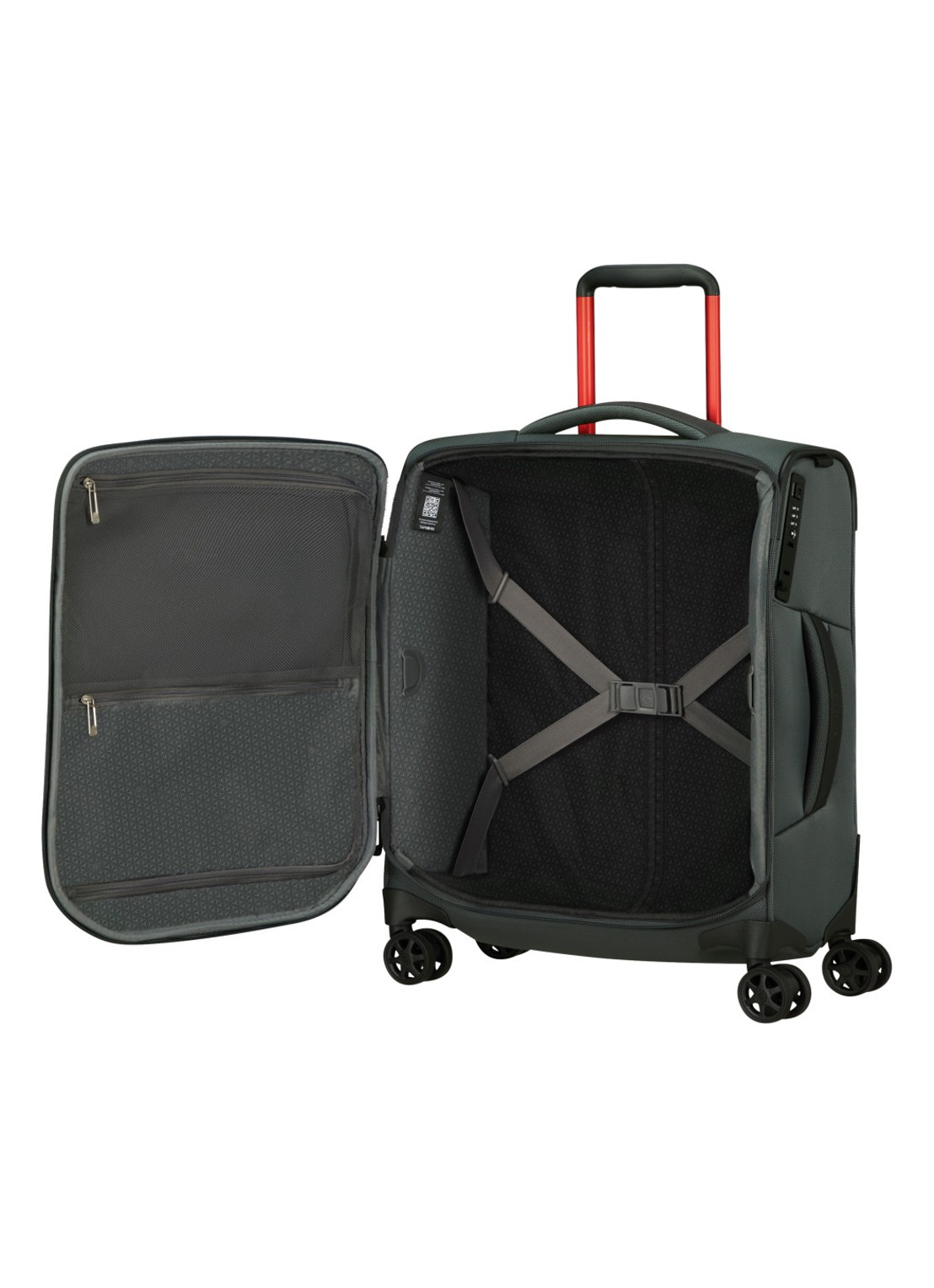 Samsonite Respark spinner 55 cm - detail 2 donkergroen