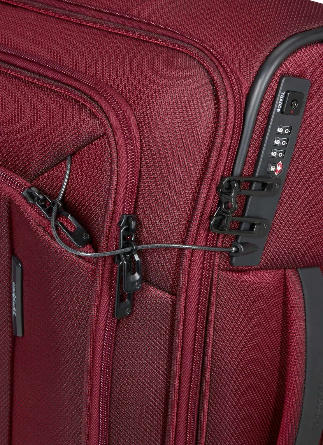 Samsonite Respark spinner 55 cm - detail 5 bordeauxrood