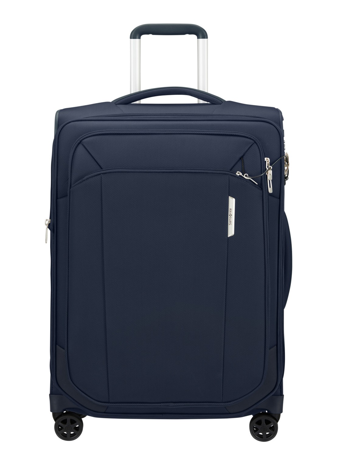 Samsonite Respark spinner 67 cm - voorkant 2 donkerblauw
