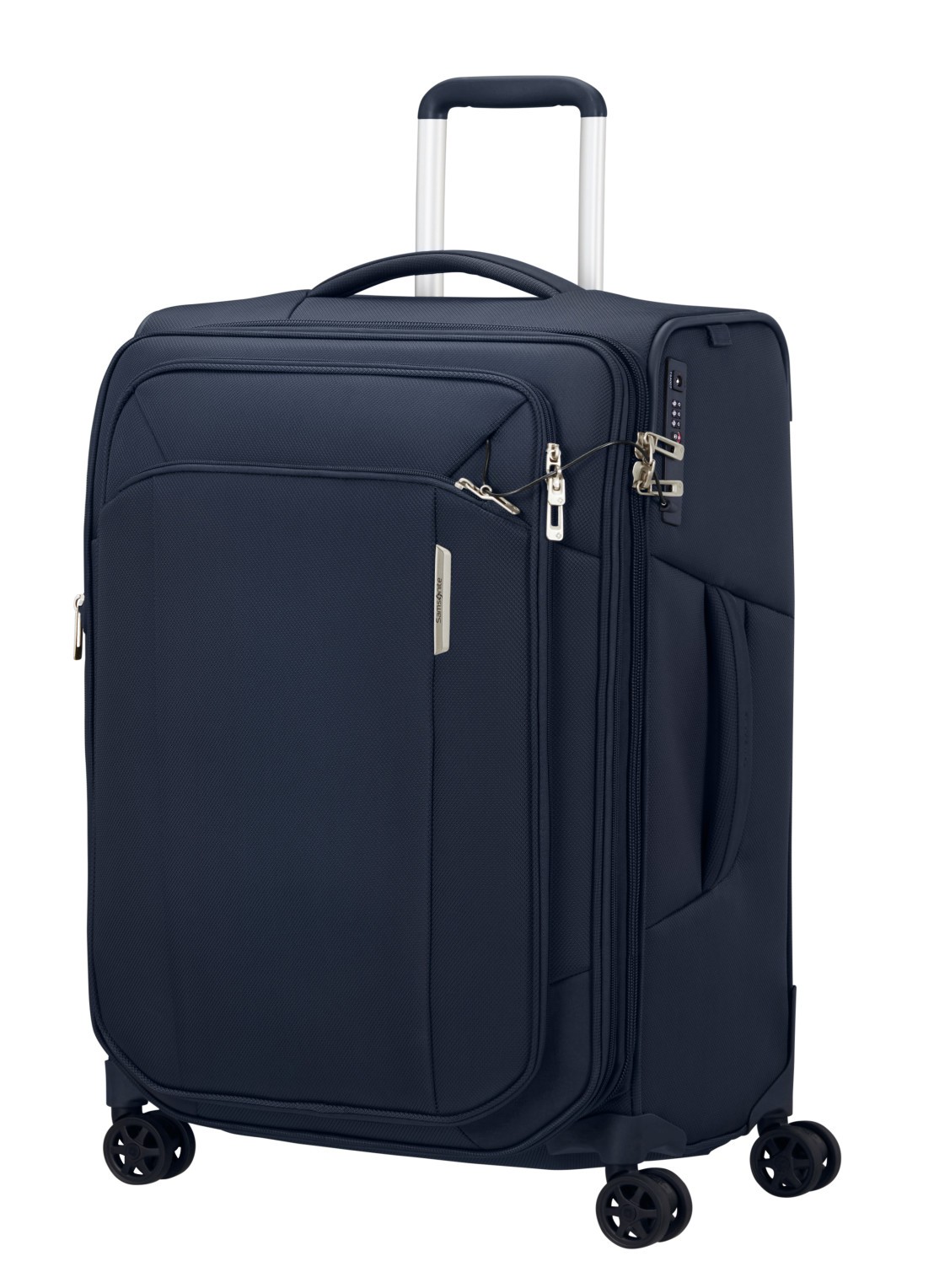 Samsonite Respark spinner 67 cm - voorkant 3 donkerblauw
