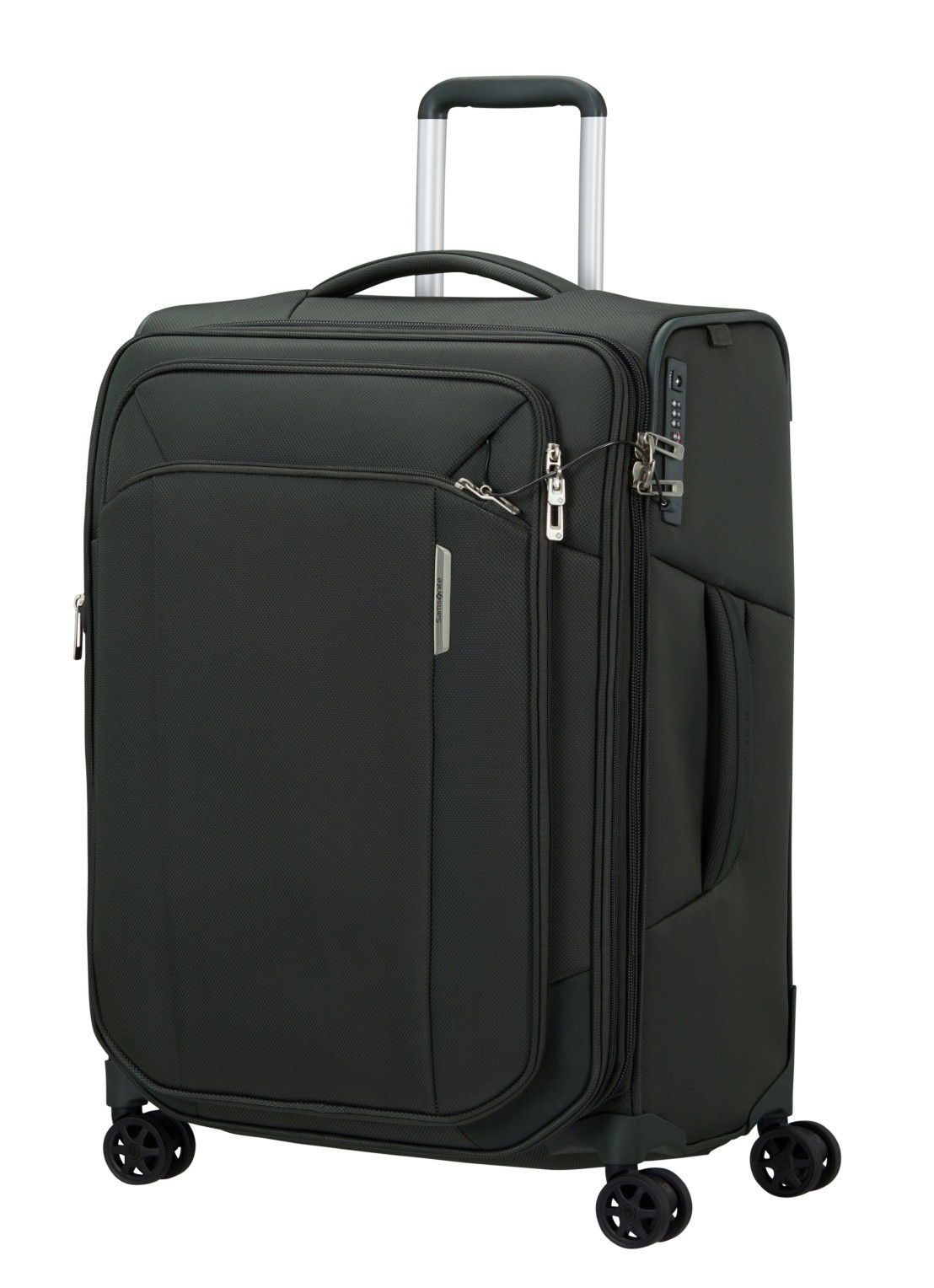 Samsonite Respark spinner 67 cm - voorkant 6 bronsgroen