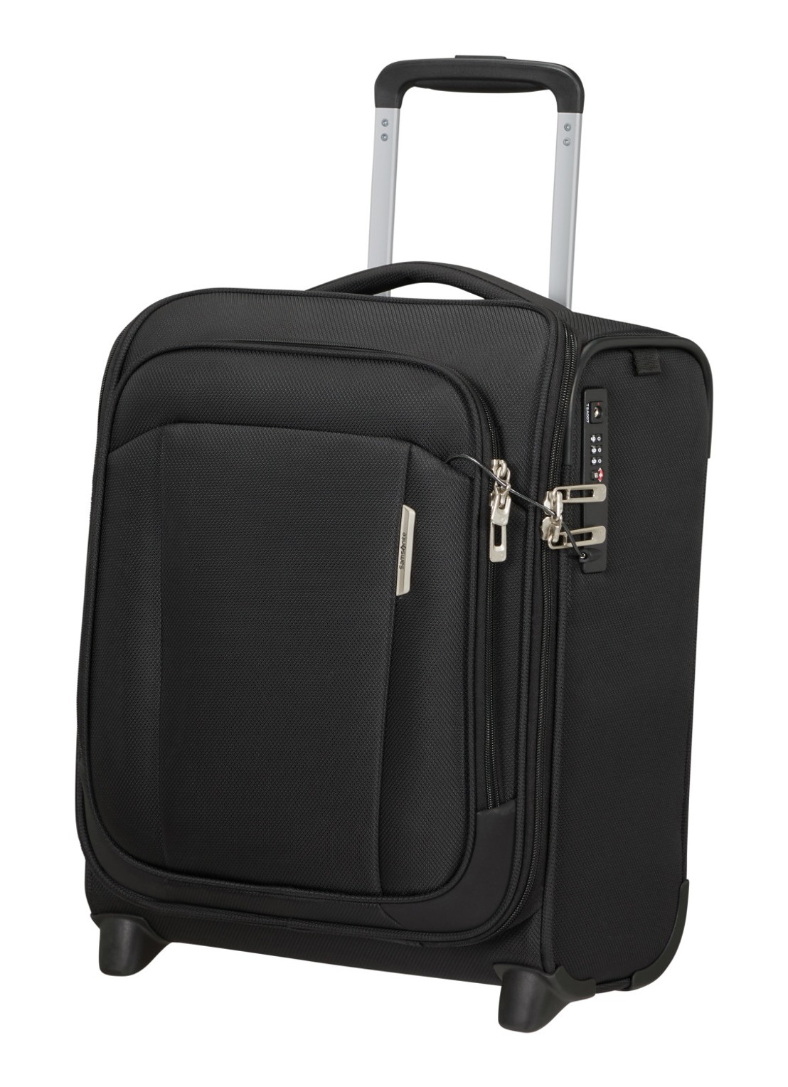 Samsonite Respark trolley 45 cm - voorkant 6 zwart