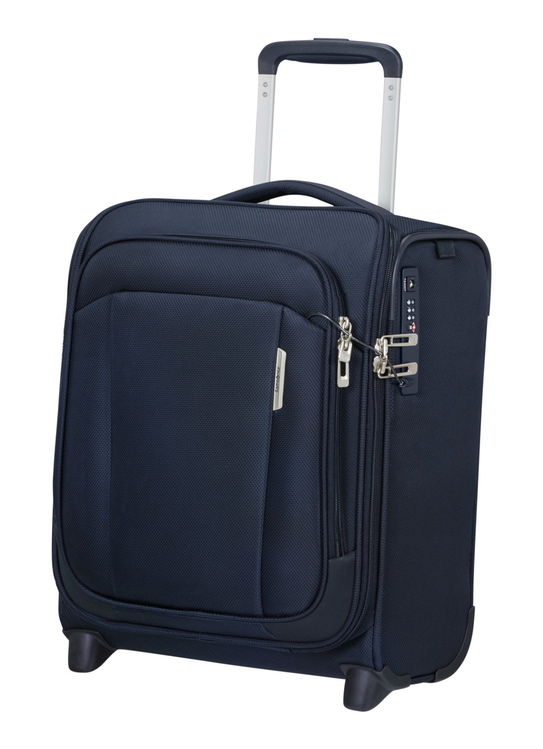 Samsonite Respark trolley 45 cm - voorkant 2 donkerblauw