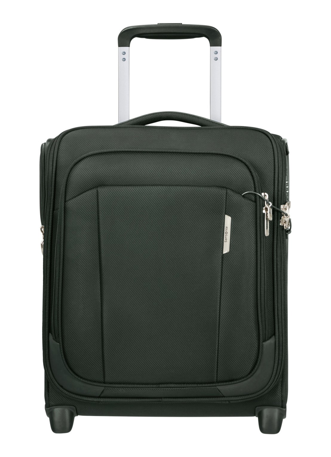 Samsonite Respark trolley 45 cm - voorkant 3 forest green / bronsgroen