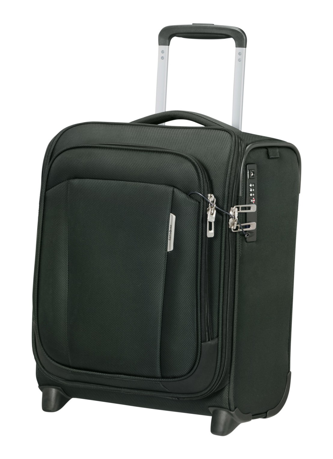 Samsonite Respark trolley 45 cm - voorkant 4 forest green / bronsgroen