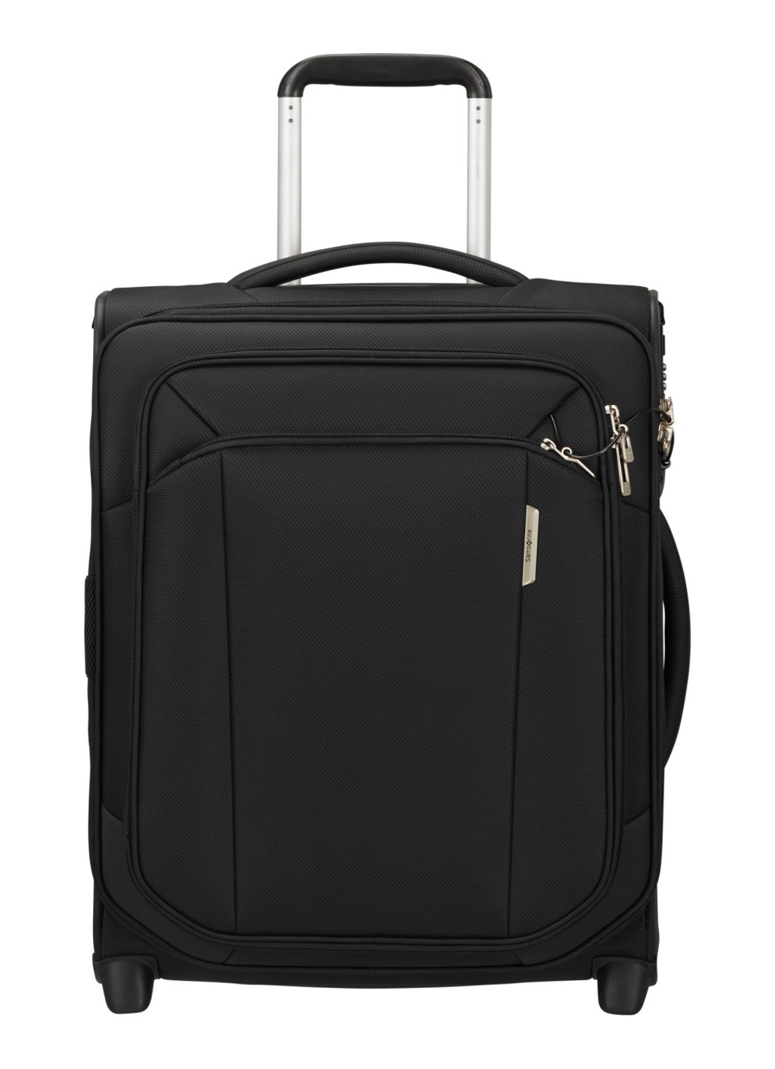 Samsonite Respark trolley 55 cm - voorkant 4 zwart