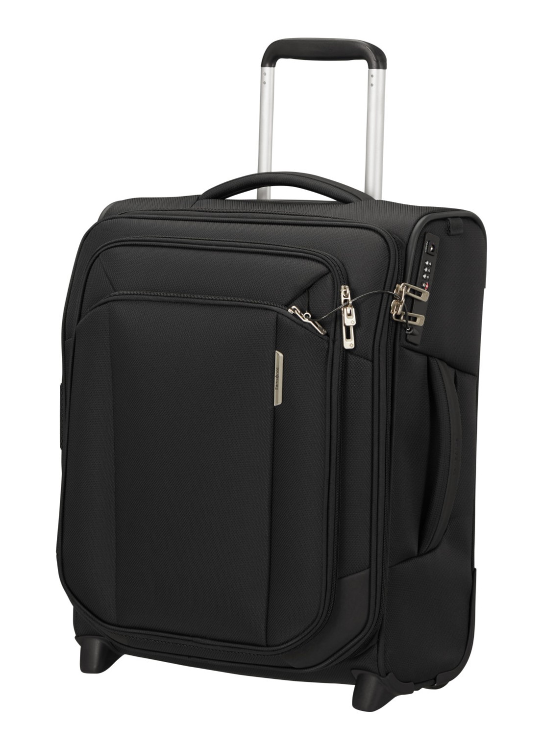 Samsonite Respark trolley 55 cm - voorkant 5 zwart