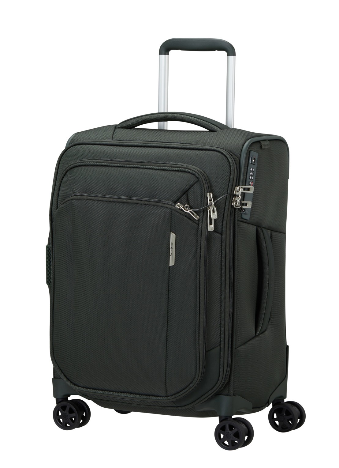 Samsonite Respark vergrootbare spinner 55 cm - voorkant 3 bronsgroen
