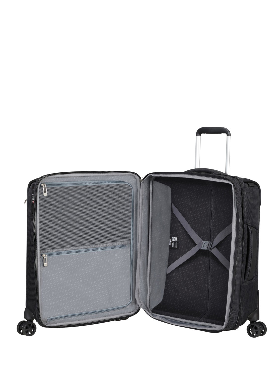 Samsonite Respark vergrootbare spinner 55 cm - detail 2 zwart