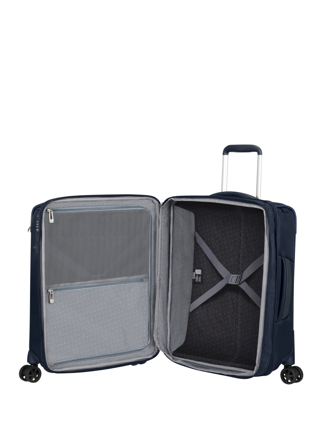 Samsonite Respark vergrootbare spinner 55 cm - detail 4 donkerblauw