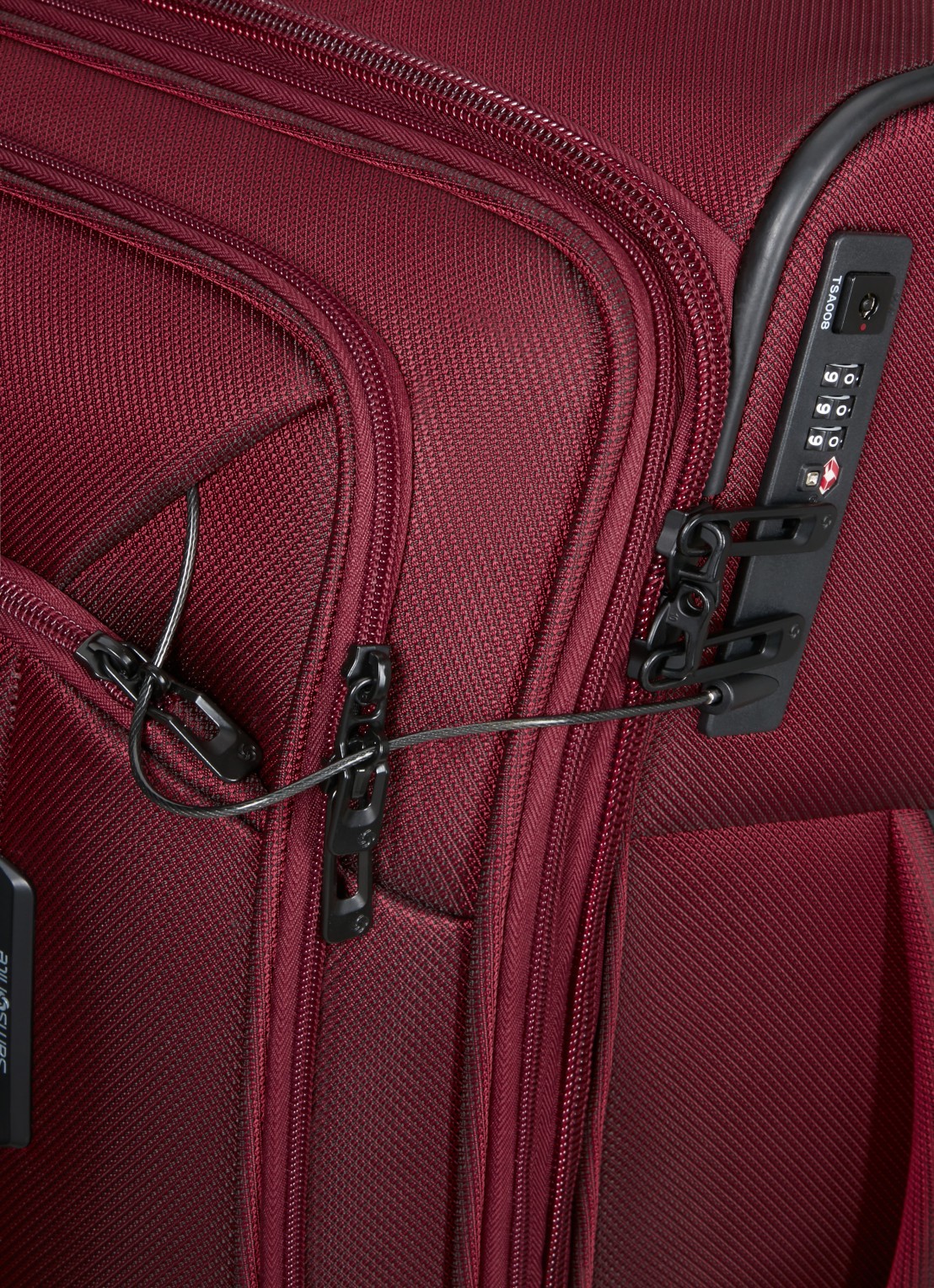 Samsonite Respark vergrootbare spinner 67 cm - detail 3 bordeauxrood