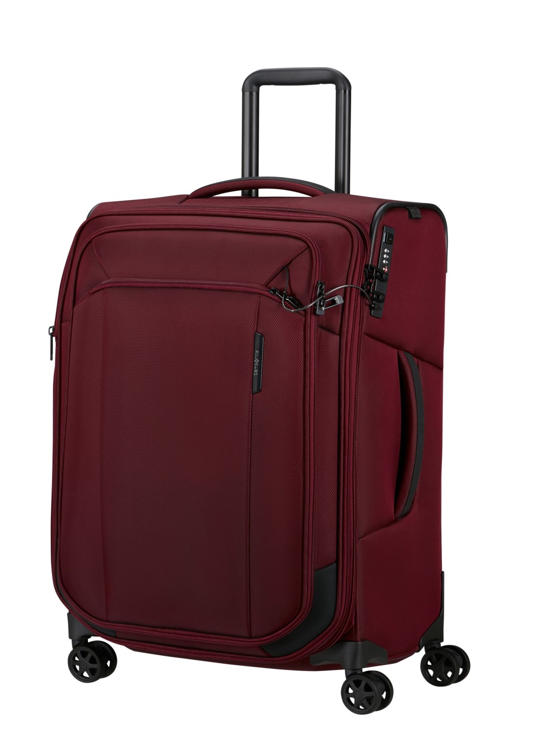 Samsonite Respark vergrootbare spinner 67 cm - voorkant 5 bordeauxrood