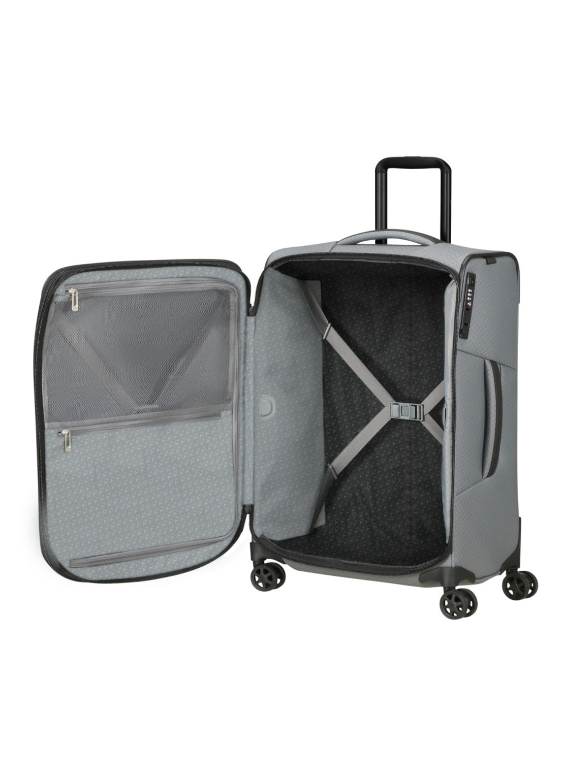 Samsonite Respark vergrootbare spinner 67 cm - detail grijs