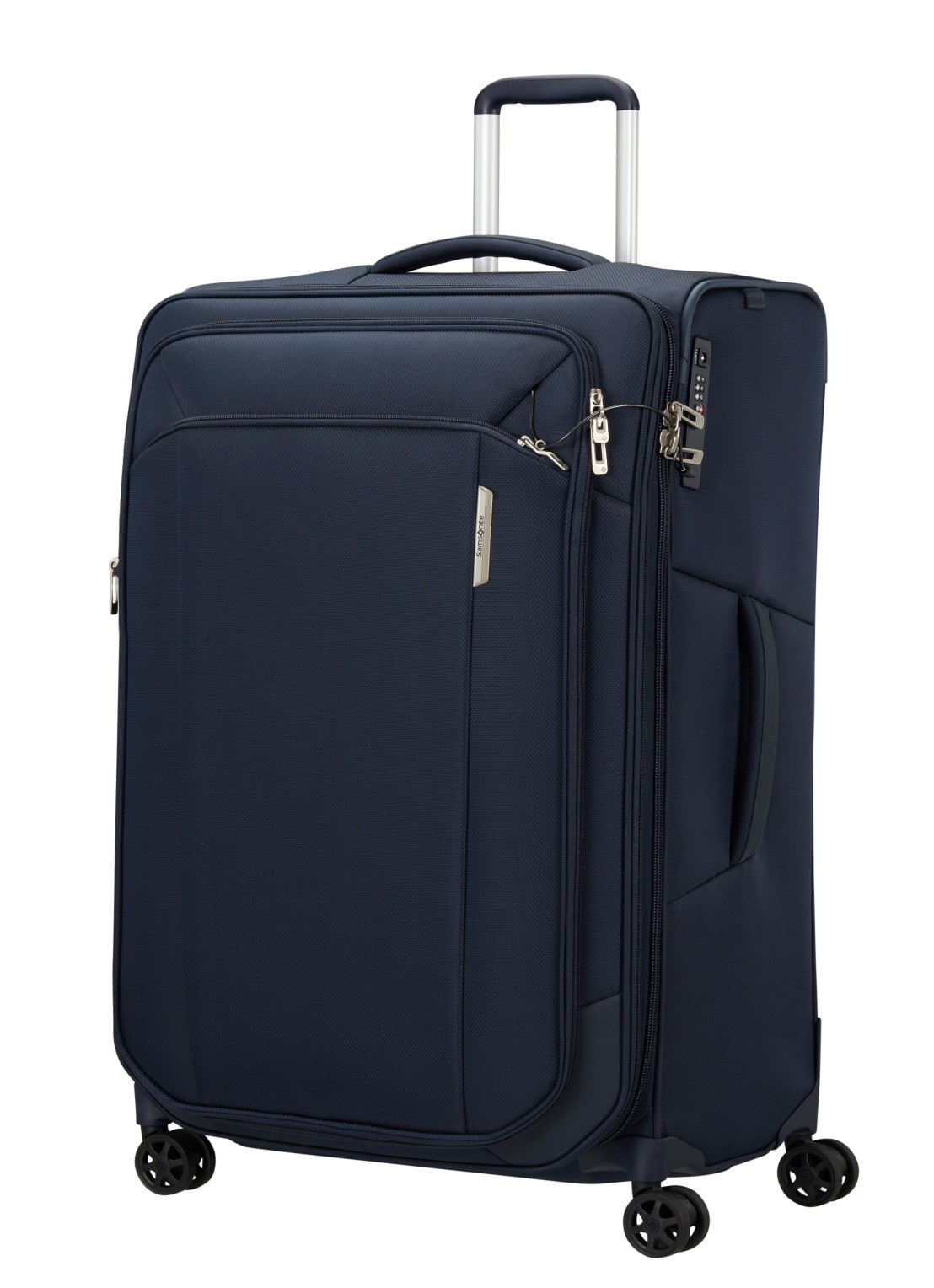 Samsonite Respark vergrootbare spinner 79 cm - voorkant 3 donkerblauw
