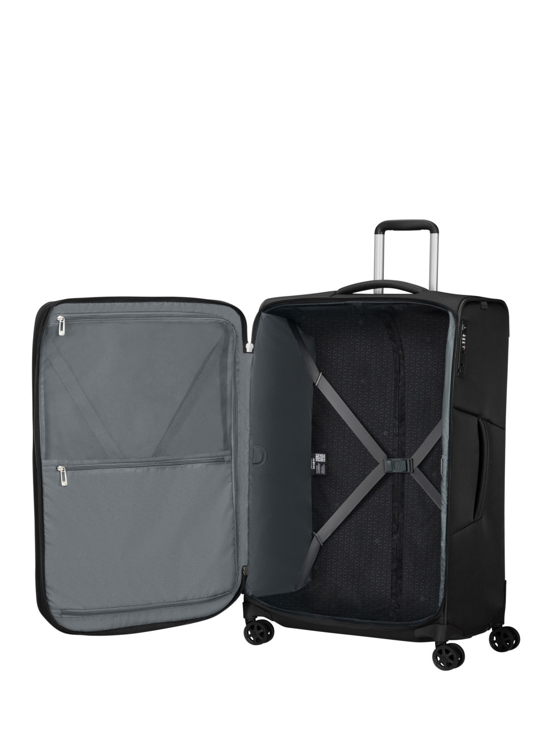 Samsonite Respark vergrootbare spinner 79 cm - detail zwart